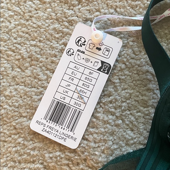 Freya brand NWT green underwire bra 30G(us size 32DDD - Picture 2 of 6